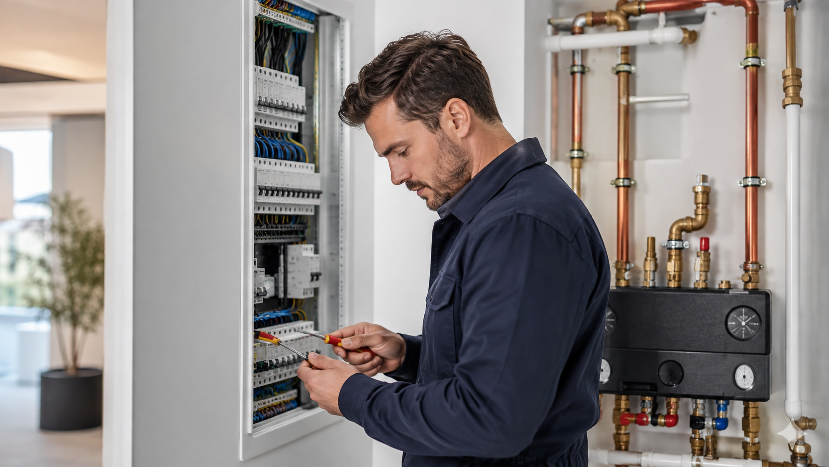 Électricité et plomberie maison